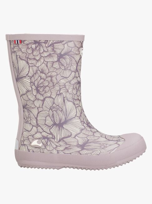 Viking Indie Print Gummistøvler, Dusty Pink/Cream