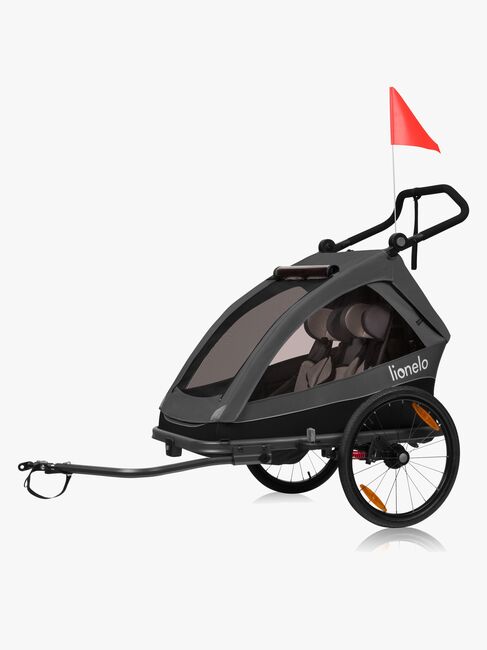 Lionelo Cama Cykelanhænger, Grey Graphite