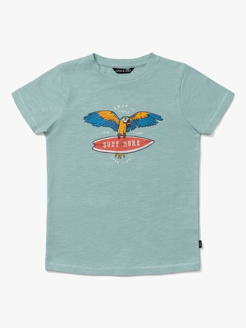 Luca & Lola Riccione T-Shirt 2-pak, Green/White