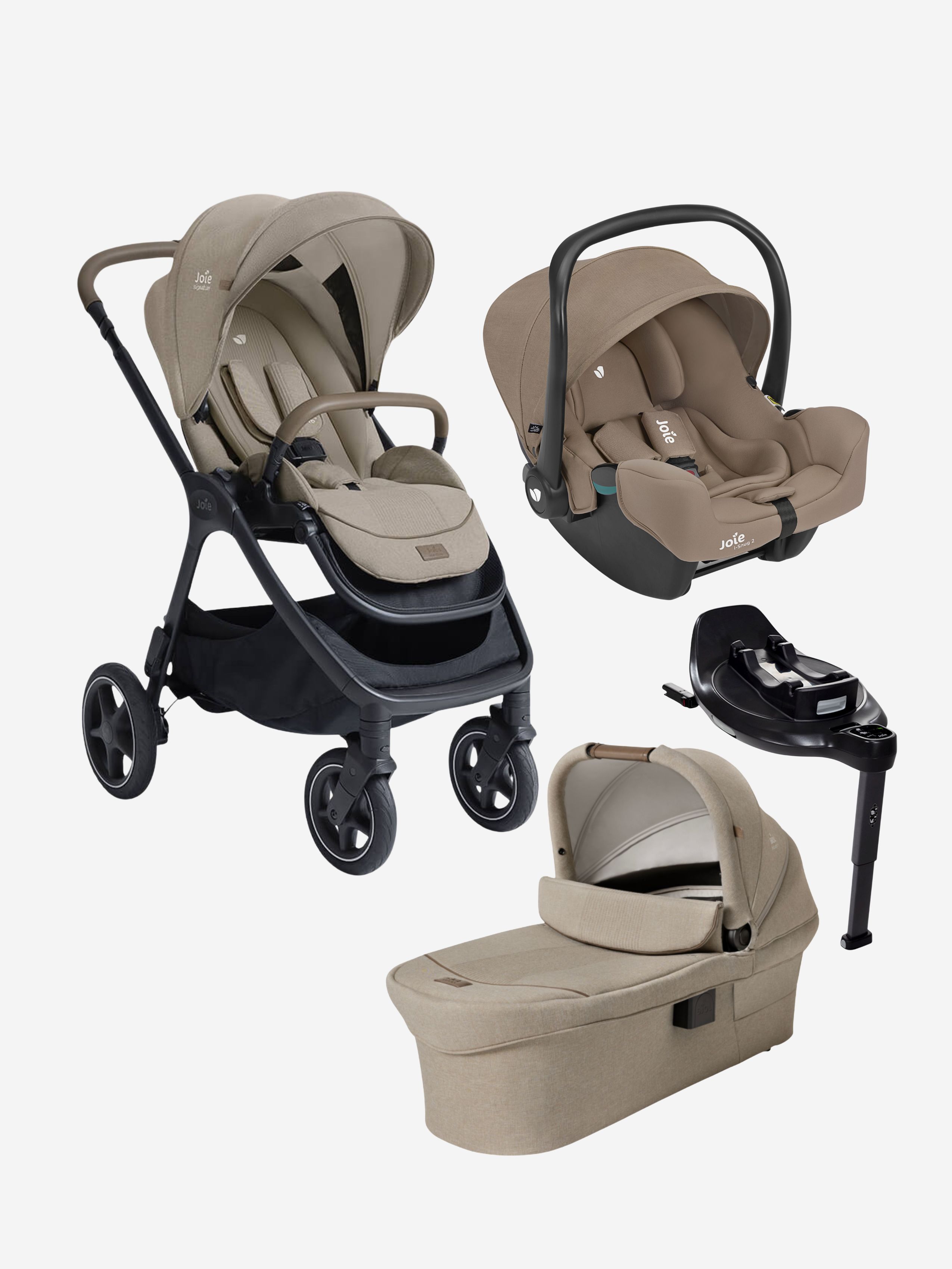 Joie Finiti Kombivogn inkl. Autostol &  Base, Cashew