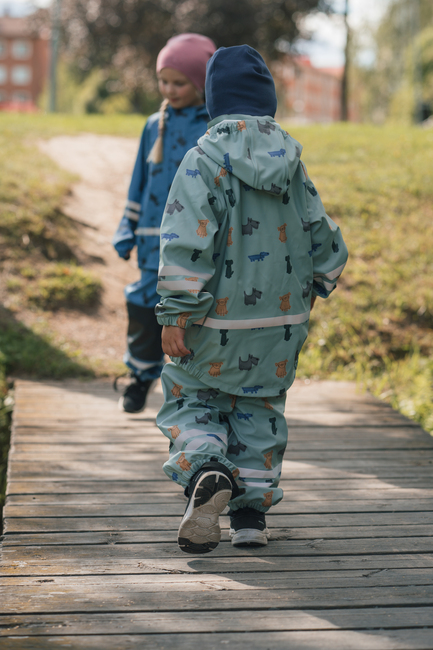 Lindberg Vattholma Regnsæt, Grøn/Grå