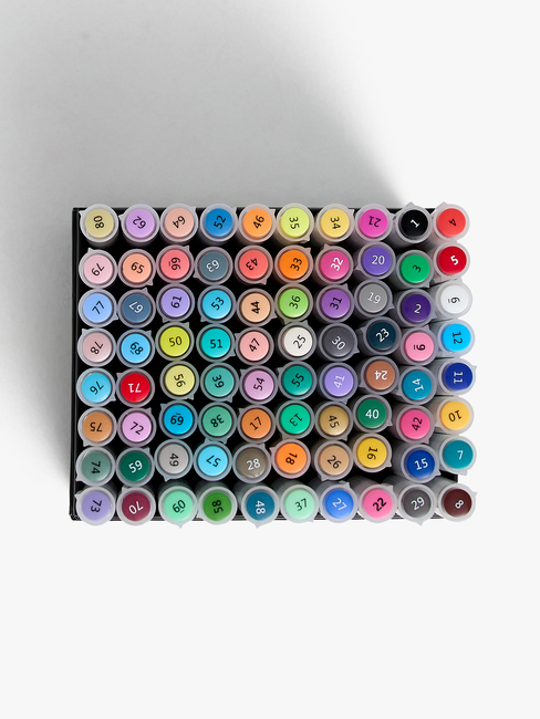 Fippla Akryltusser 80-pak