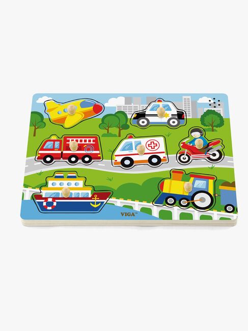 VIGA Puslespil m. Motorlyde