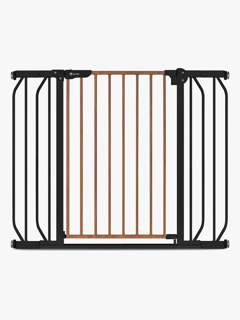 Lionelo Truus Slim Sikkerhedsgitter, Black Carbon/Natural