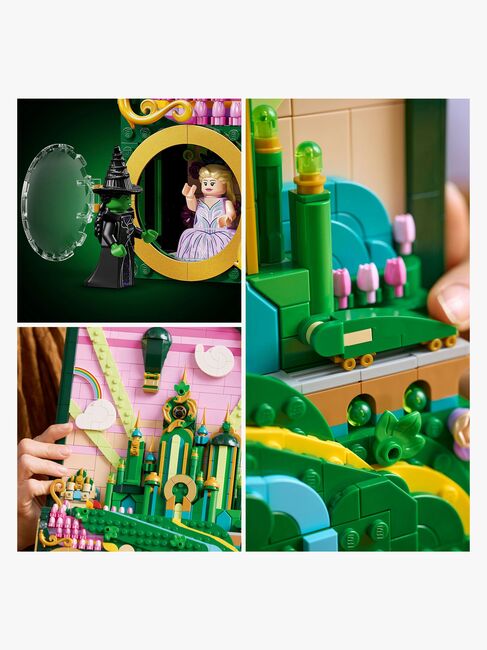 LEGO Wicked 75685 Emerald City-vægkunst