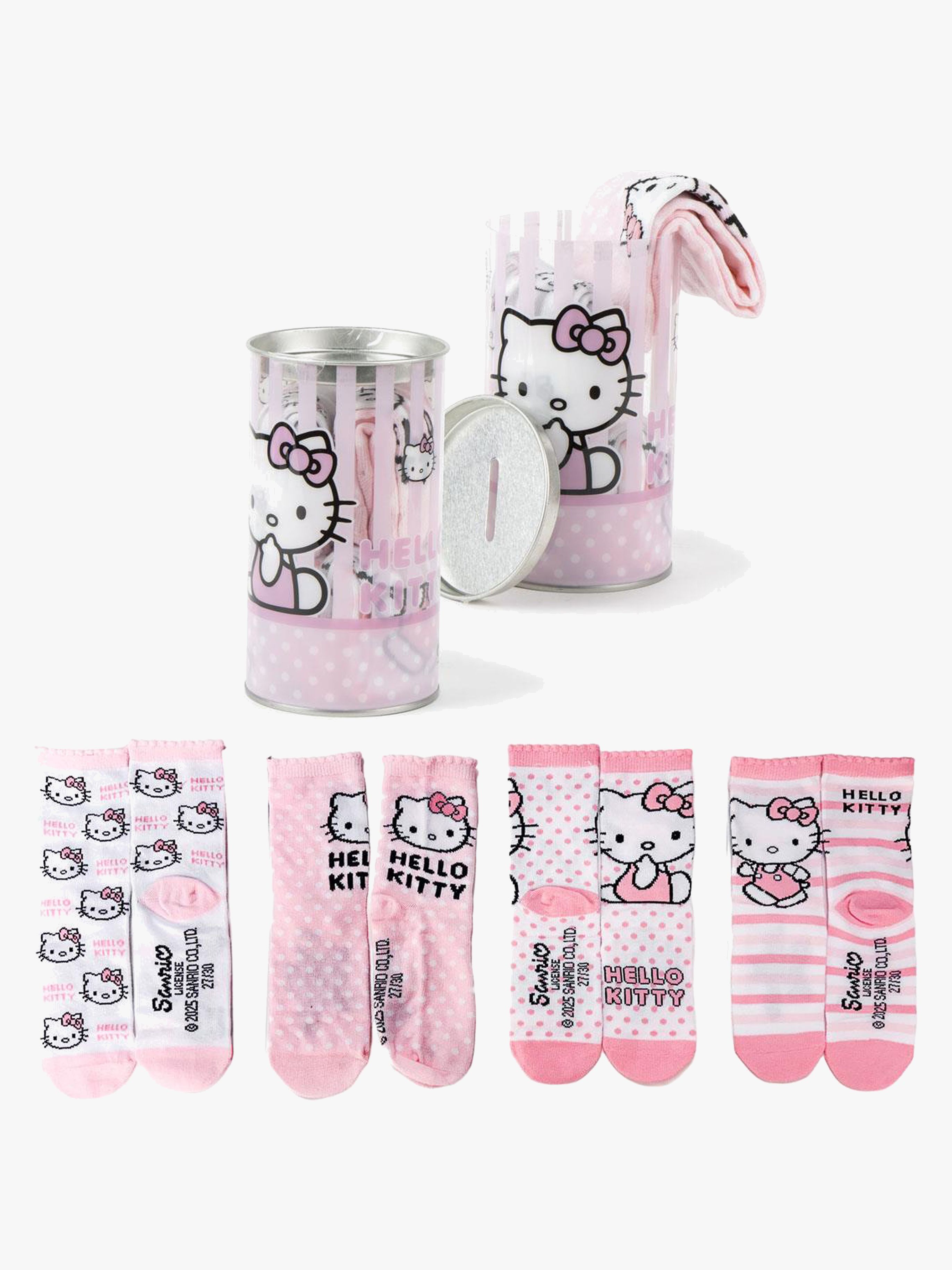 Hello Kitty Strømper 4-pak, 35-38