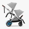 Cybex e-Gazelle S Søskendevogn, Stone Grey/Silver