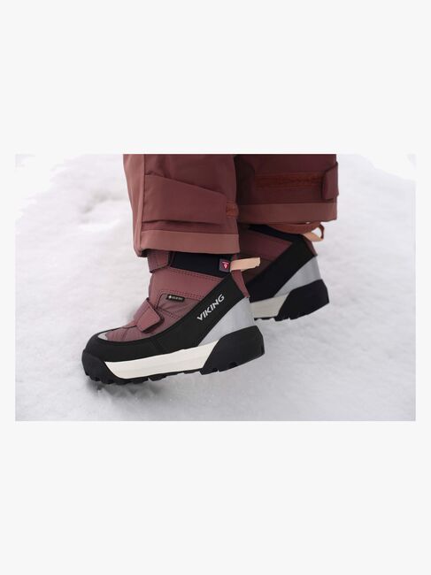 Viking Expower 2V GTX Vinterstøvler, Dark Pink