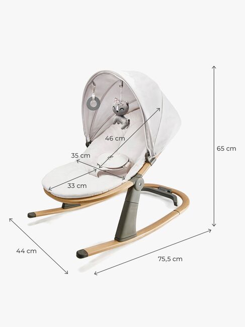 Kinderkraft ELSU Skråstol, Grå