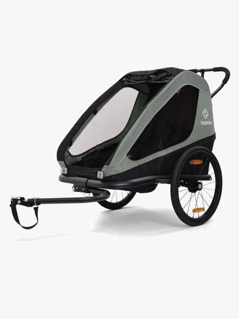 Hamax Traveller Cykelanhænger, Khaki Green/Black