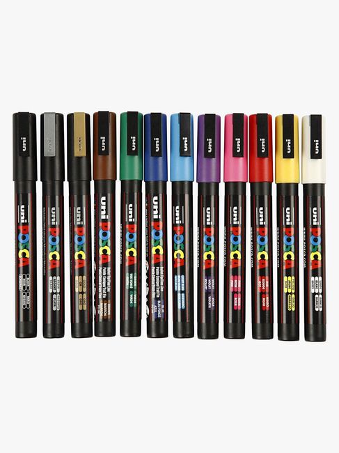 Posca Marker Blandede Farver 12 stk.