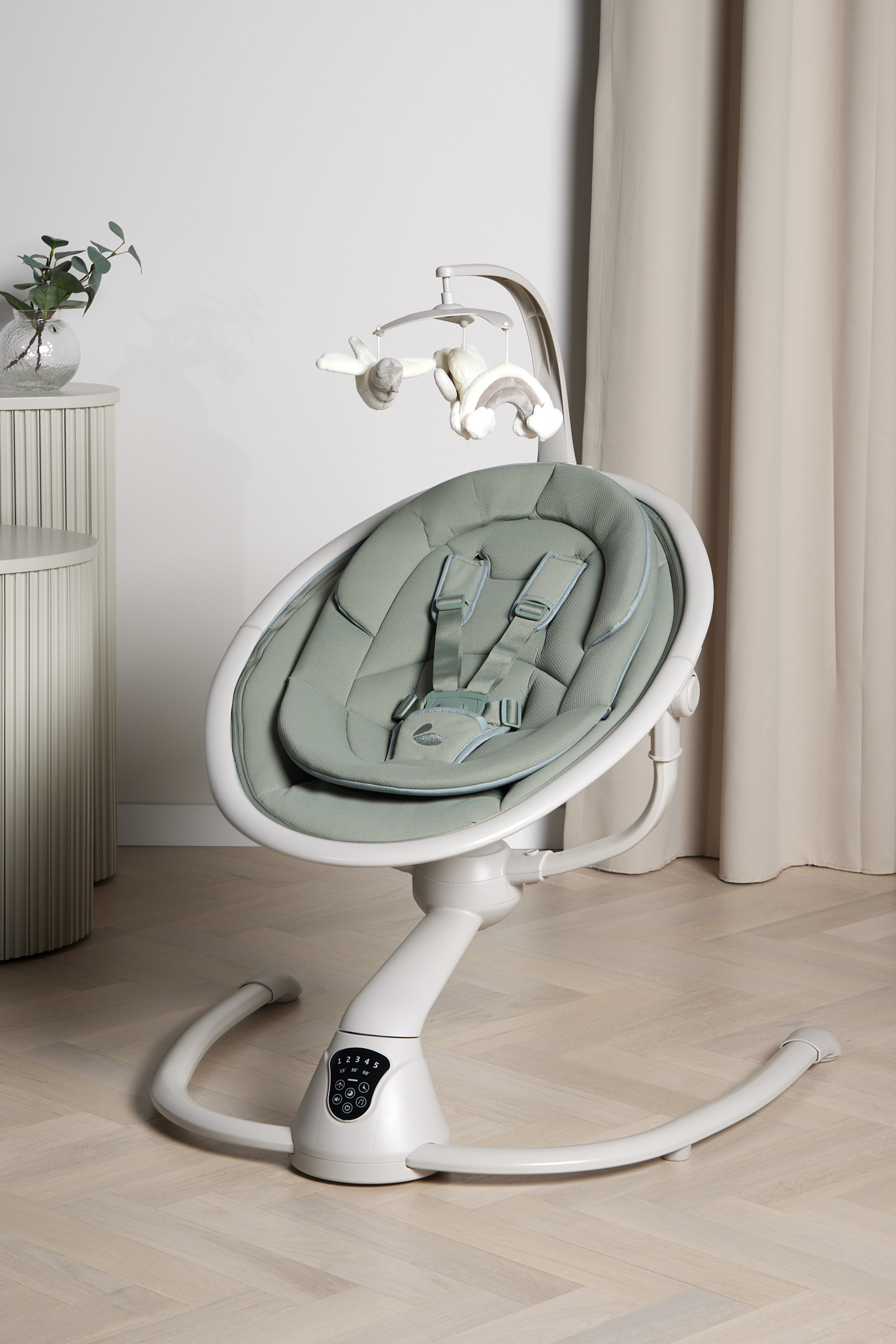 Beemoo PLAY Rocker 2 Skråstol, Sage/Sand