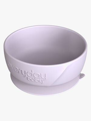 Everyday Baby Skål Silikone, Lavendelfarvet