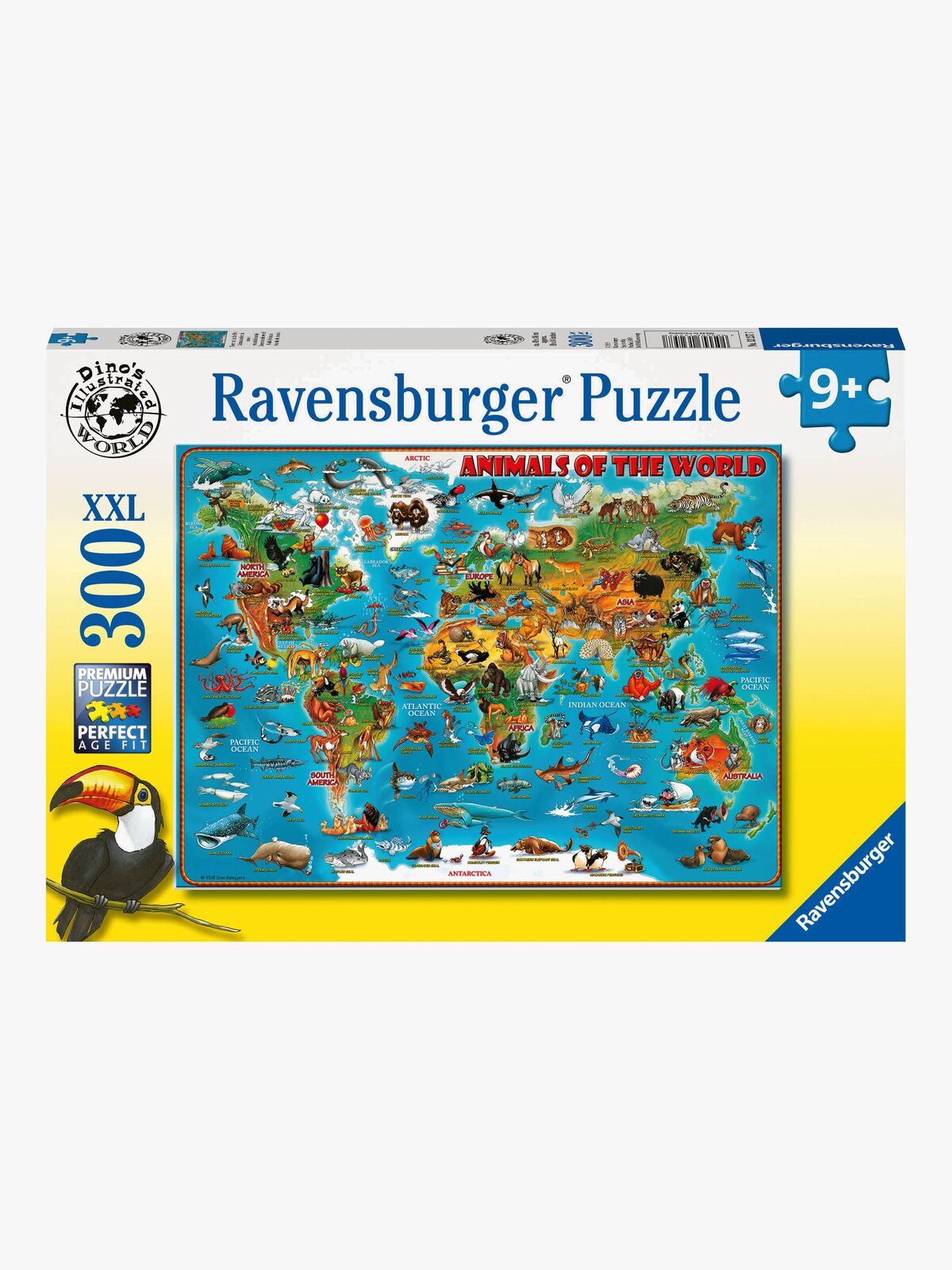 Ravensburger Puslespil Dyrenes Verden 300 Brikker