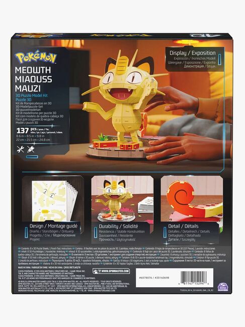 Pokémon 4D Puslespil Meowth 24 Cm 6078076-1148_3c.jpg