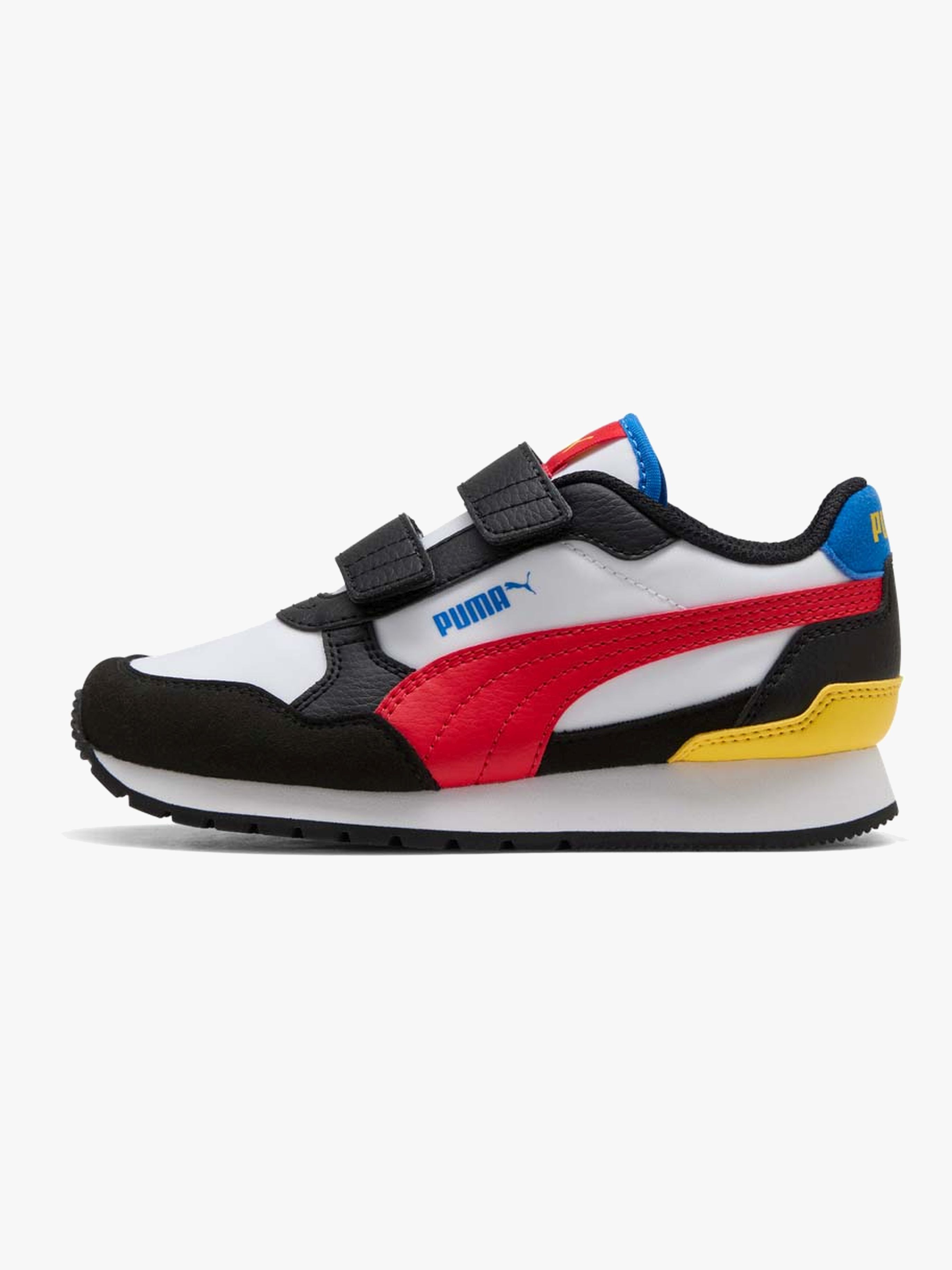 Puma ST Runner v4 NL V PS Sneakers, White/Red/Black, 32