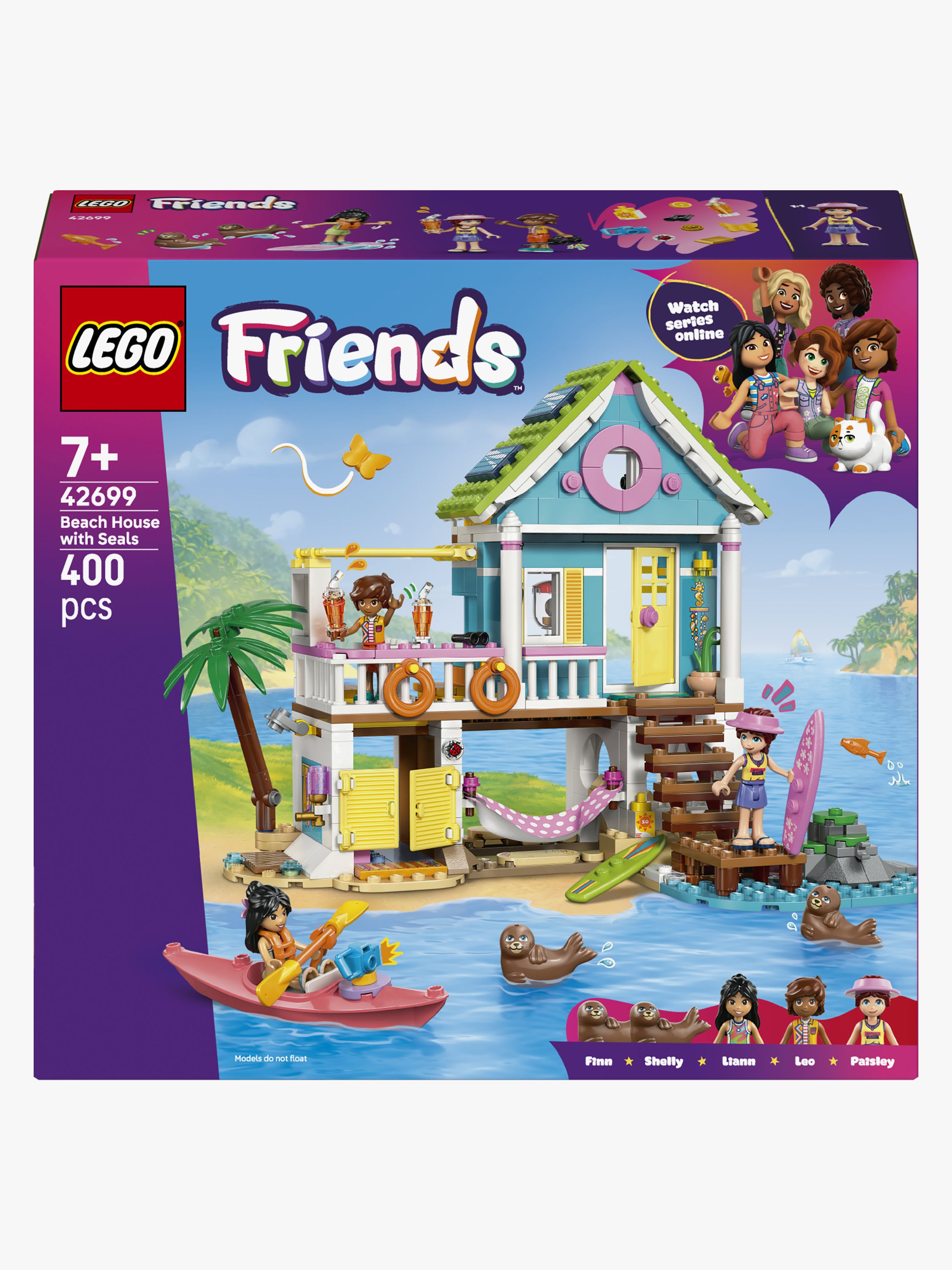 LEGO Friends 42699 Strandhus med sæler