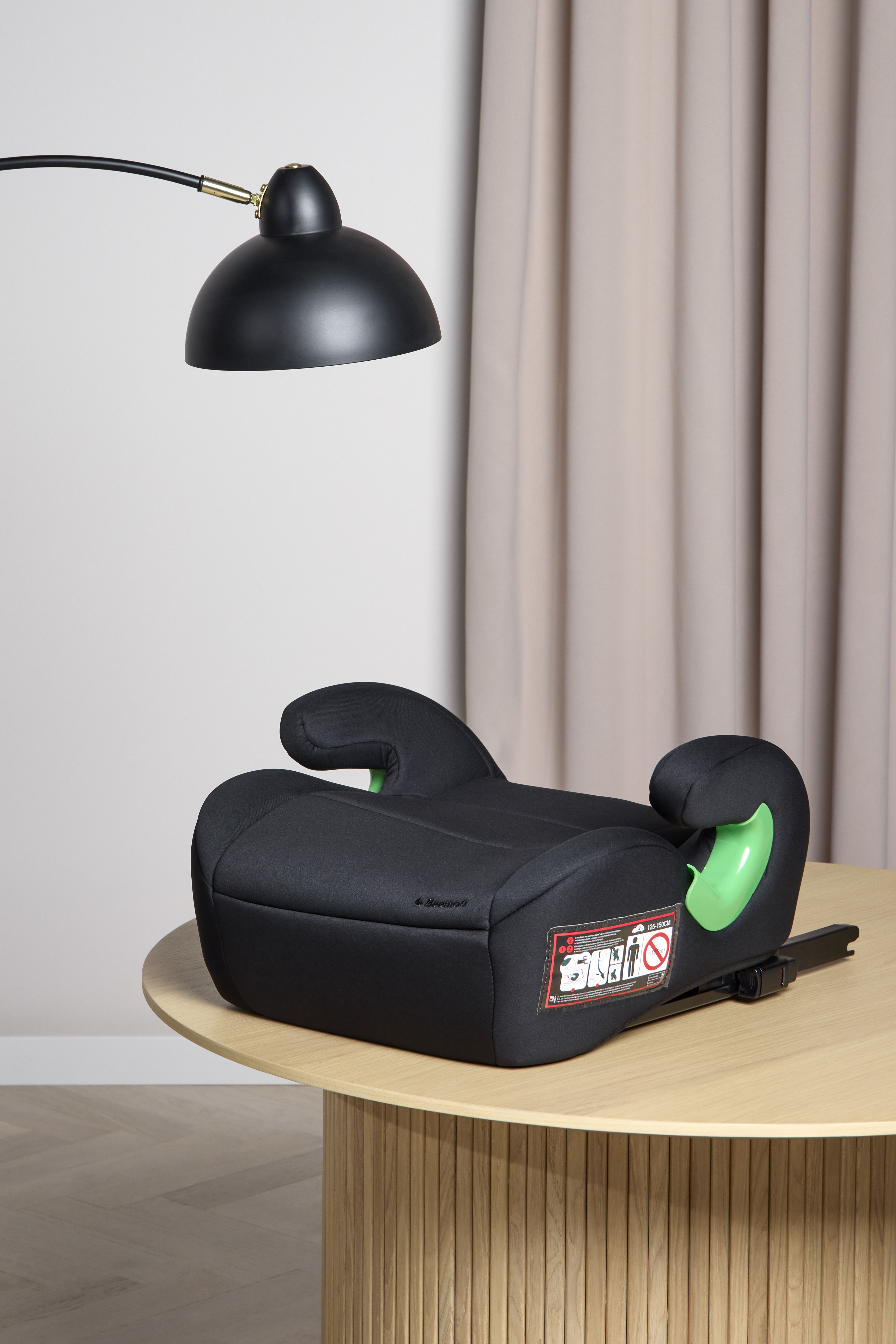 Beemoo Raise 2 I-Size Selepude ISOFIX, Black Stone