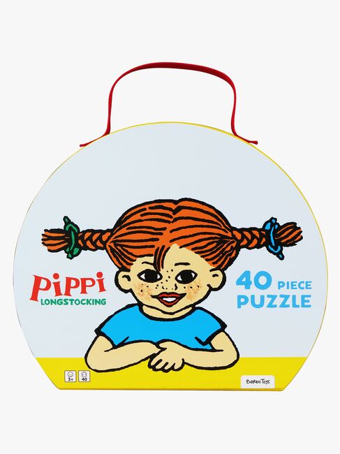 Pippi Langstrømpe Puslespil med Taske 40 Brikker