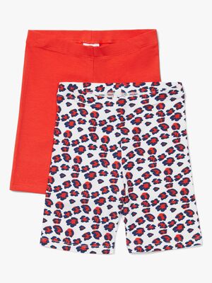 Luca & Lola Agnese Cykelbukser 2-Pak, Red/White