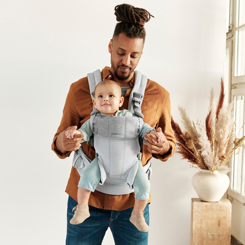 BabyBjörn Harmony Bæresele 3D Mesh, Silver 