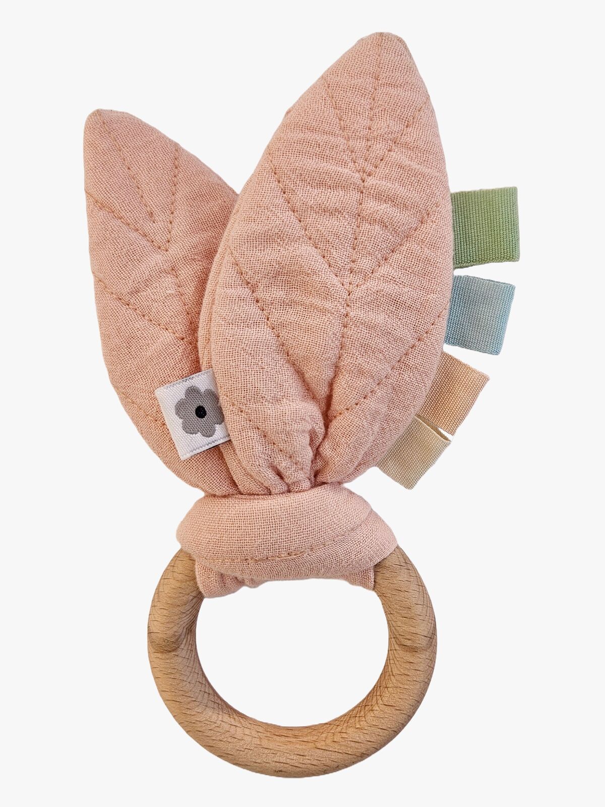 Summerville Organic Aktivitetslegetøj Raslende Blad, Peachy