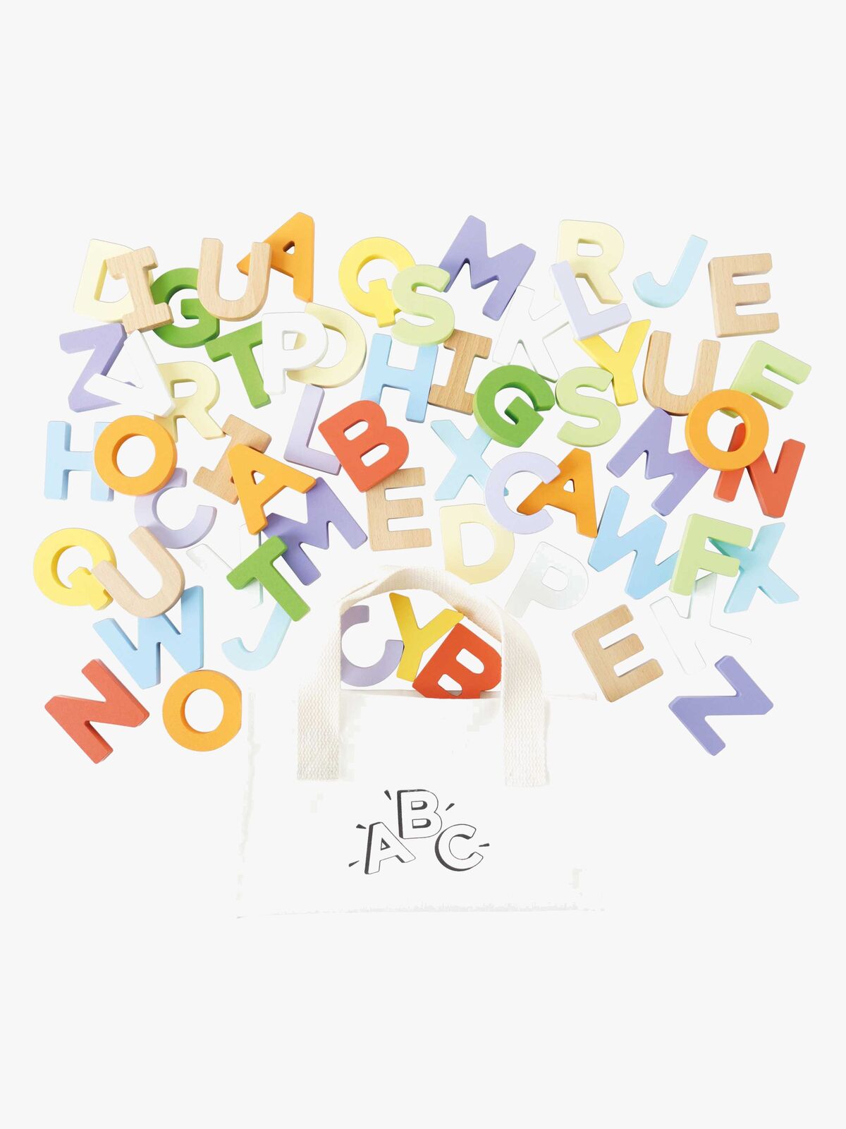 Le Toy Van Bogstavsæt med Pose 60 Stk.