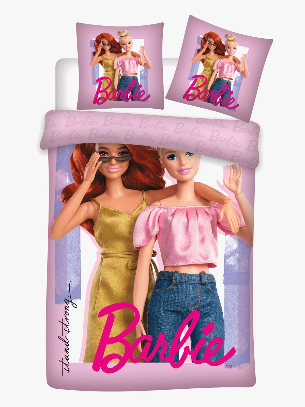 Barbie Sengesæt 140x200, Pink
