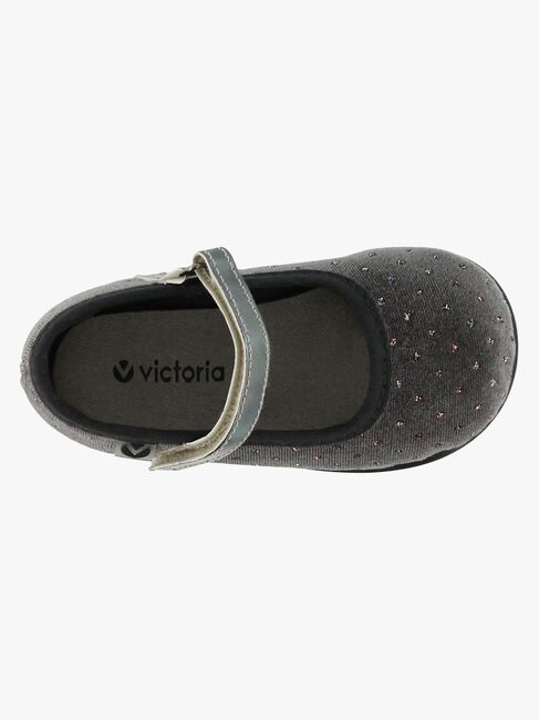Victoria Mercedes Terciopelo Ballerina, Grey