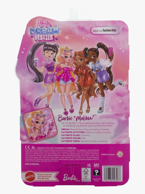 Barbie Dream Besties Dukke Malibu