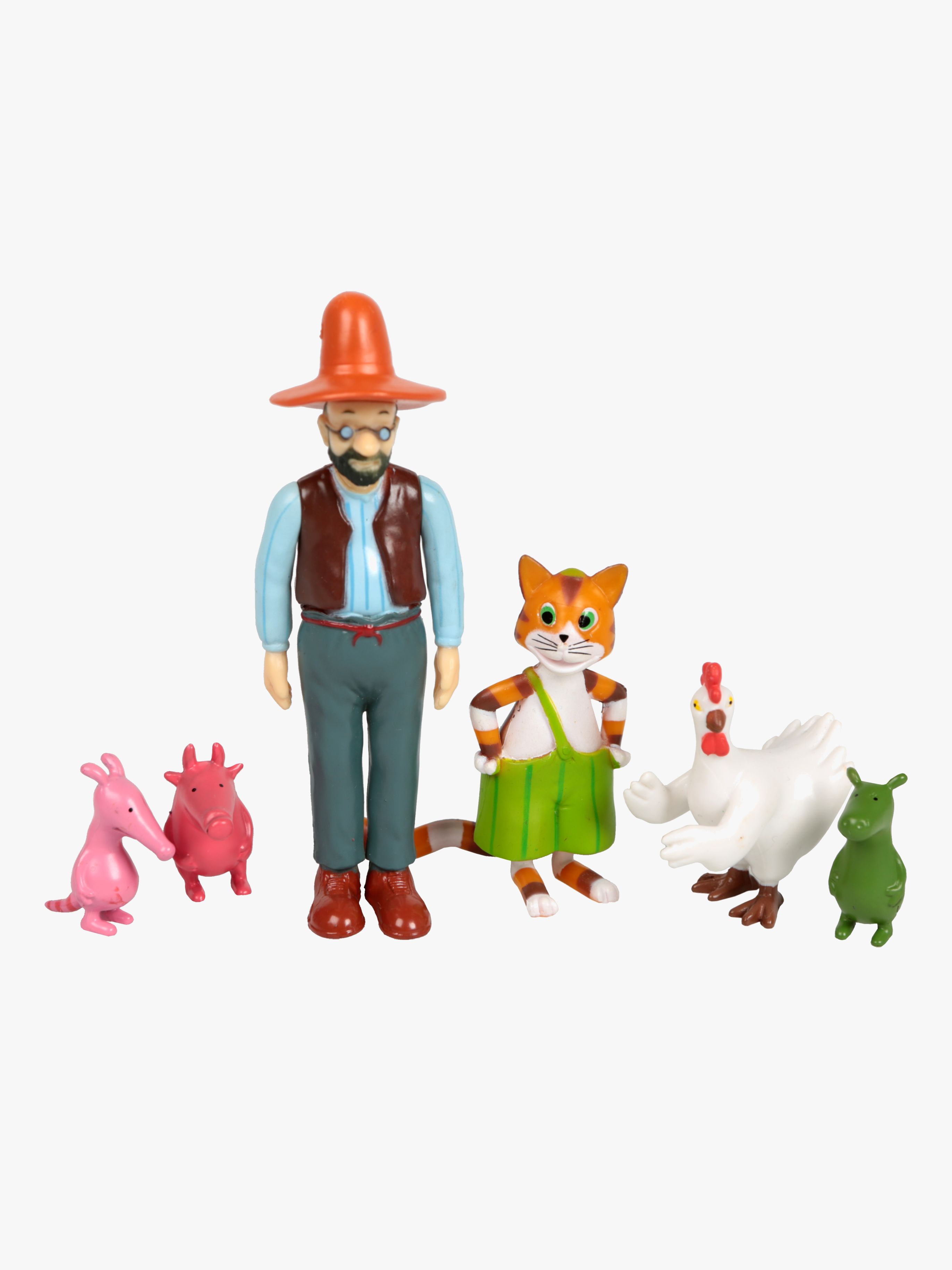 Pedersen og Findus Figurer 6 stk.