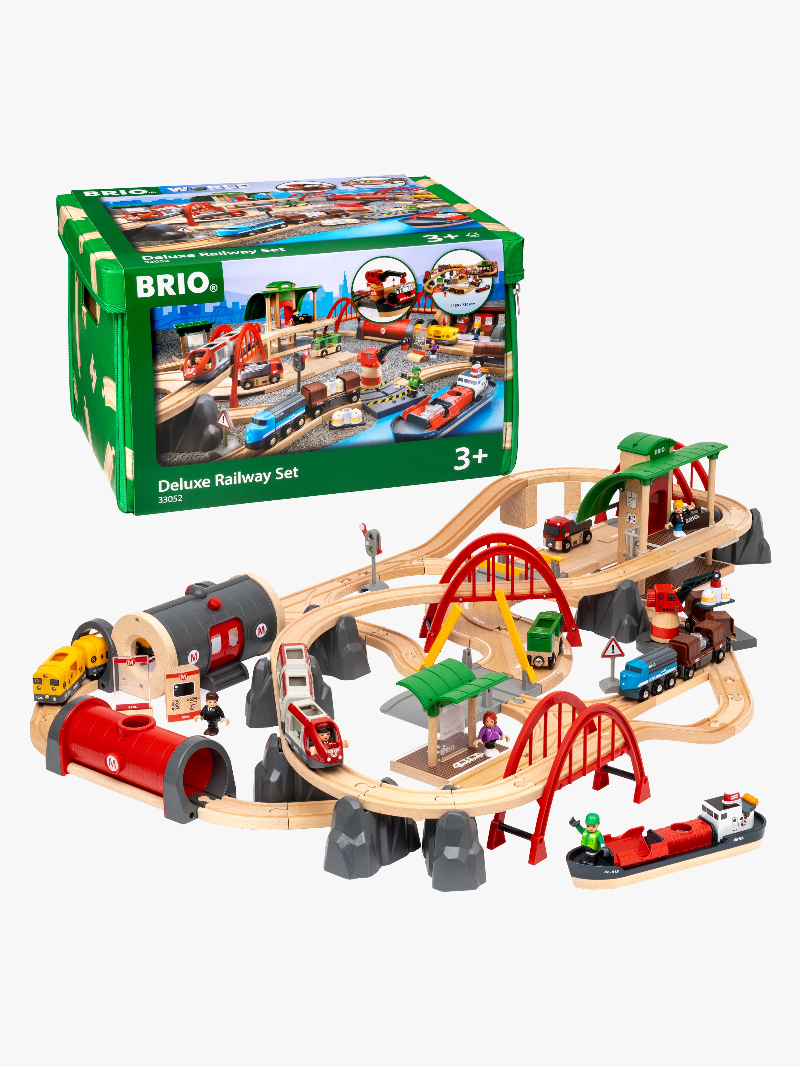 BRIO World 33052 Deluxe Jernbanesæt