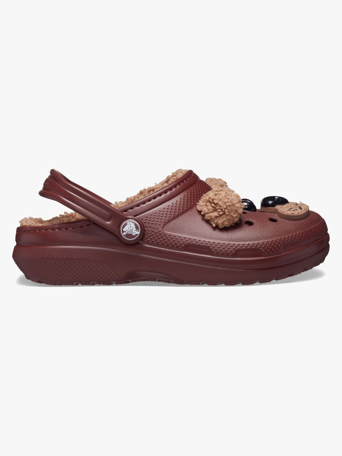 Crocs Classic Forede Hjemmesko, Bear/Dark Clay