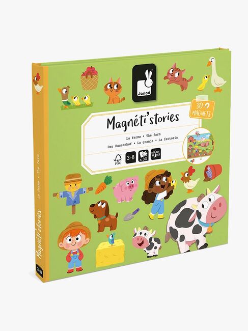 Janod Magneti'Stories Magnetsæt Bondegård 30 Stk.