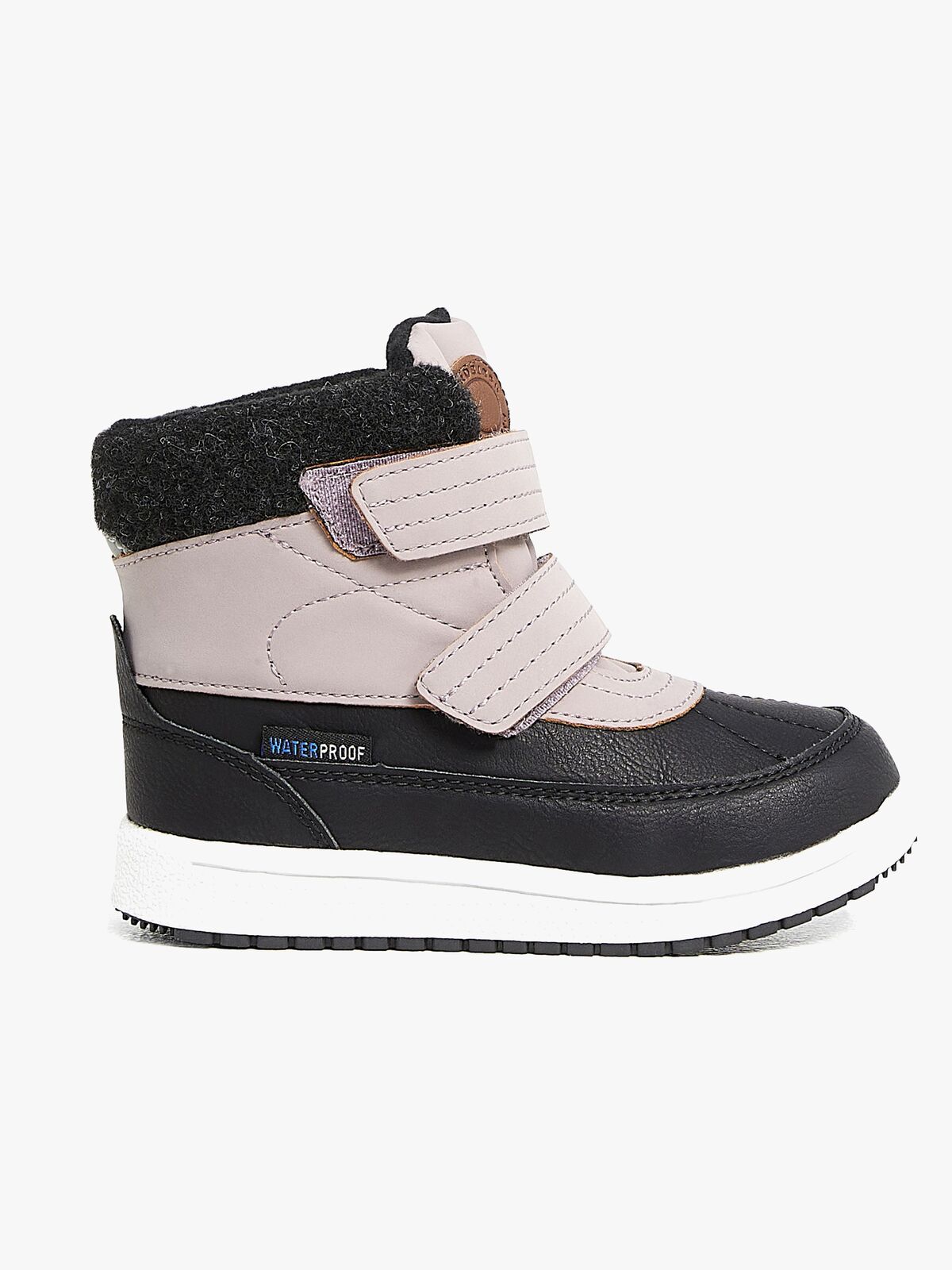 Nordbjørn Husky Vinterstøvler, Black/Old Pink