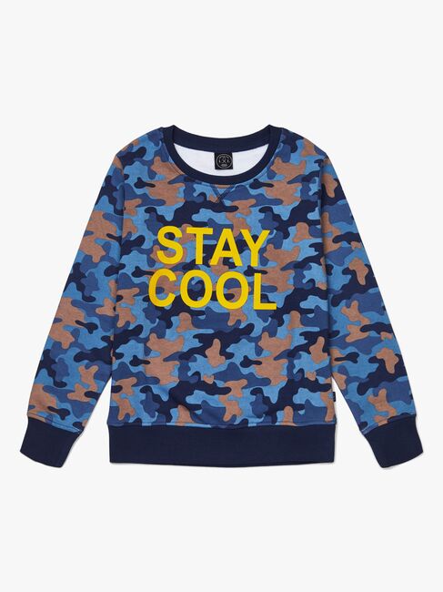 Luca & Lola Vincenzo Trøje, Blue Camouflage