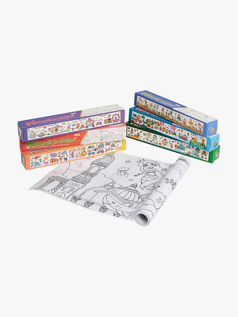 Fippla Lim & Tegn Farvepapirruller 6 Stk.