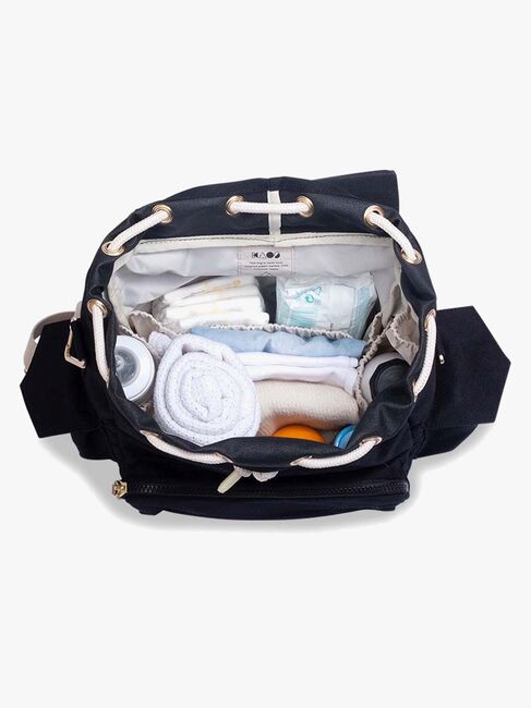 KAOS Ransel Pusletaske, Black/Natural