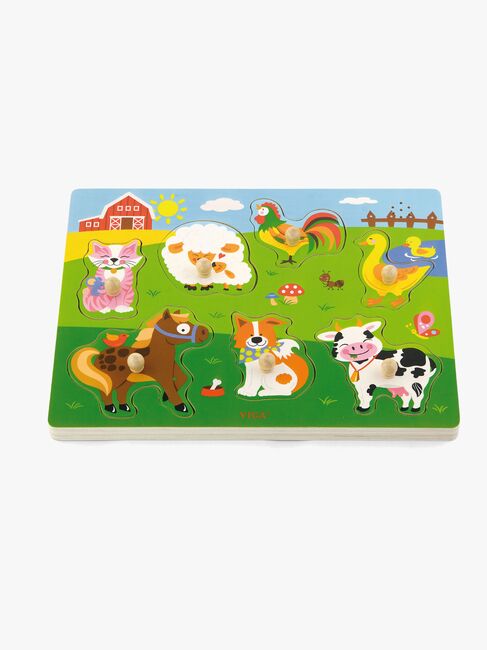 VIGA Puslespil med Dyrelyde