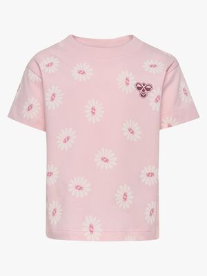 Hummel Mini Loose Flower T-shirt, Pale Lilac