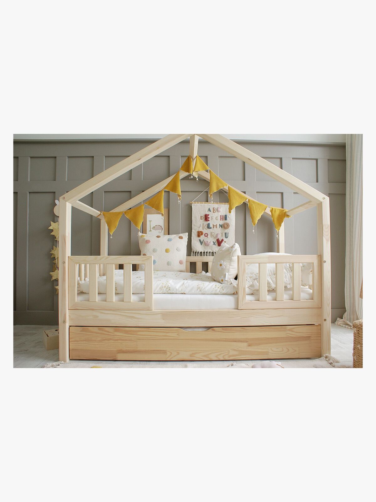 Minitude Juniorseng EMMET 70x140, Natur