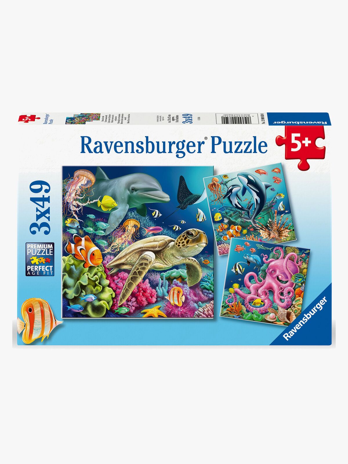 Ravensburger Puslespil Under Water 3x49 Brikker