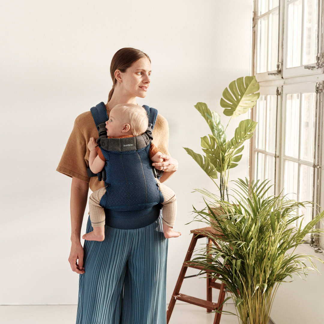 BabyBjörn Harmony Bæresele 3D Mesh, Navy Blue