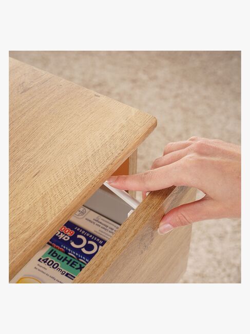 Reer Skabslås 8-pak, Hvid