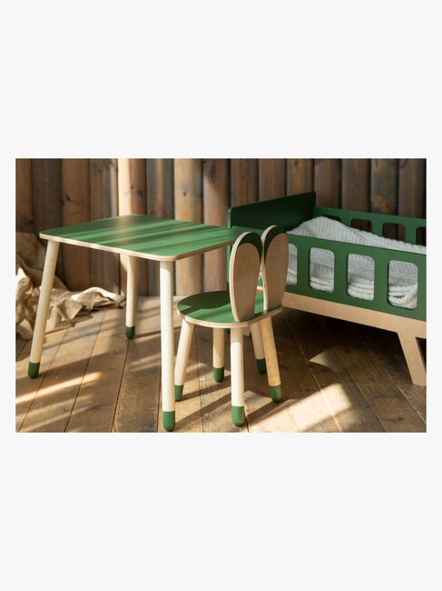 Family-SCL Kanin Bord & Stol Sæt, Khaki