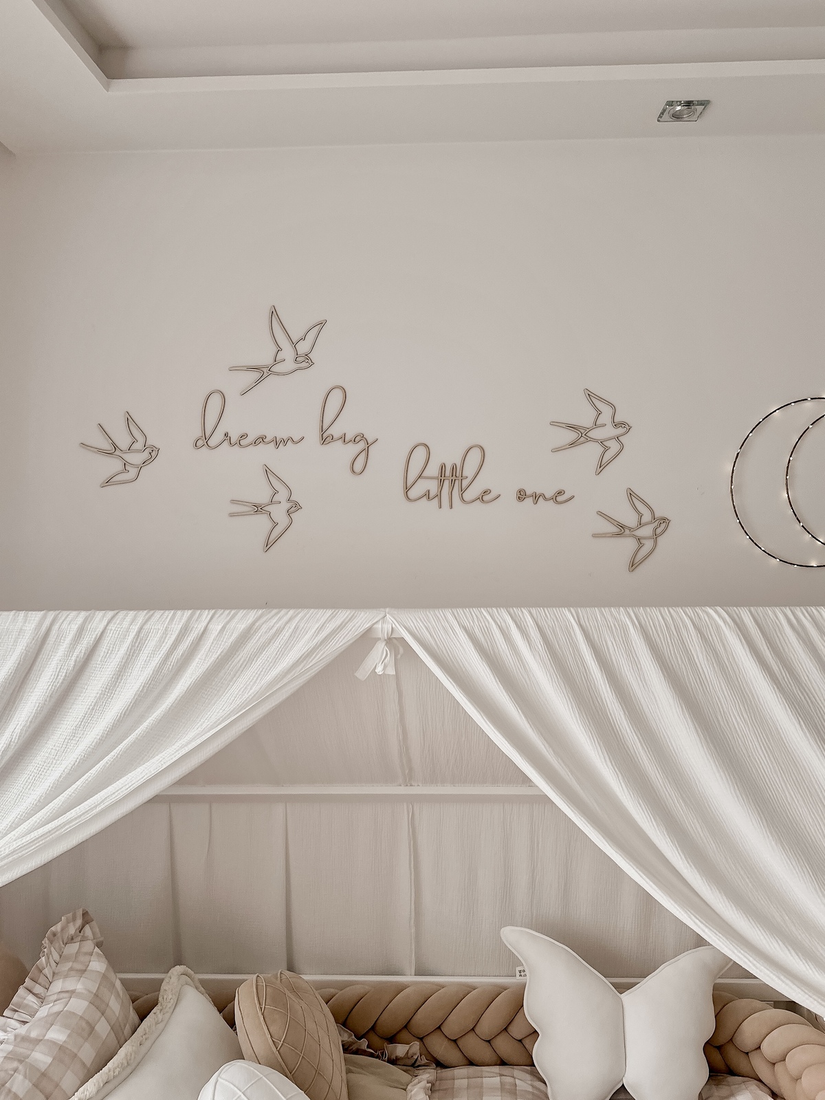 lis wycina Dream Big Little One 3 Vægdekoration Svaler