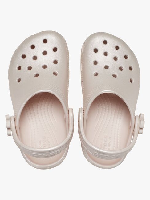 Crocs Classic Pearl Shine Crocs, Quartz