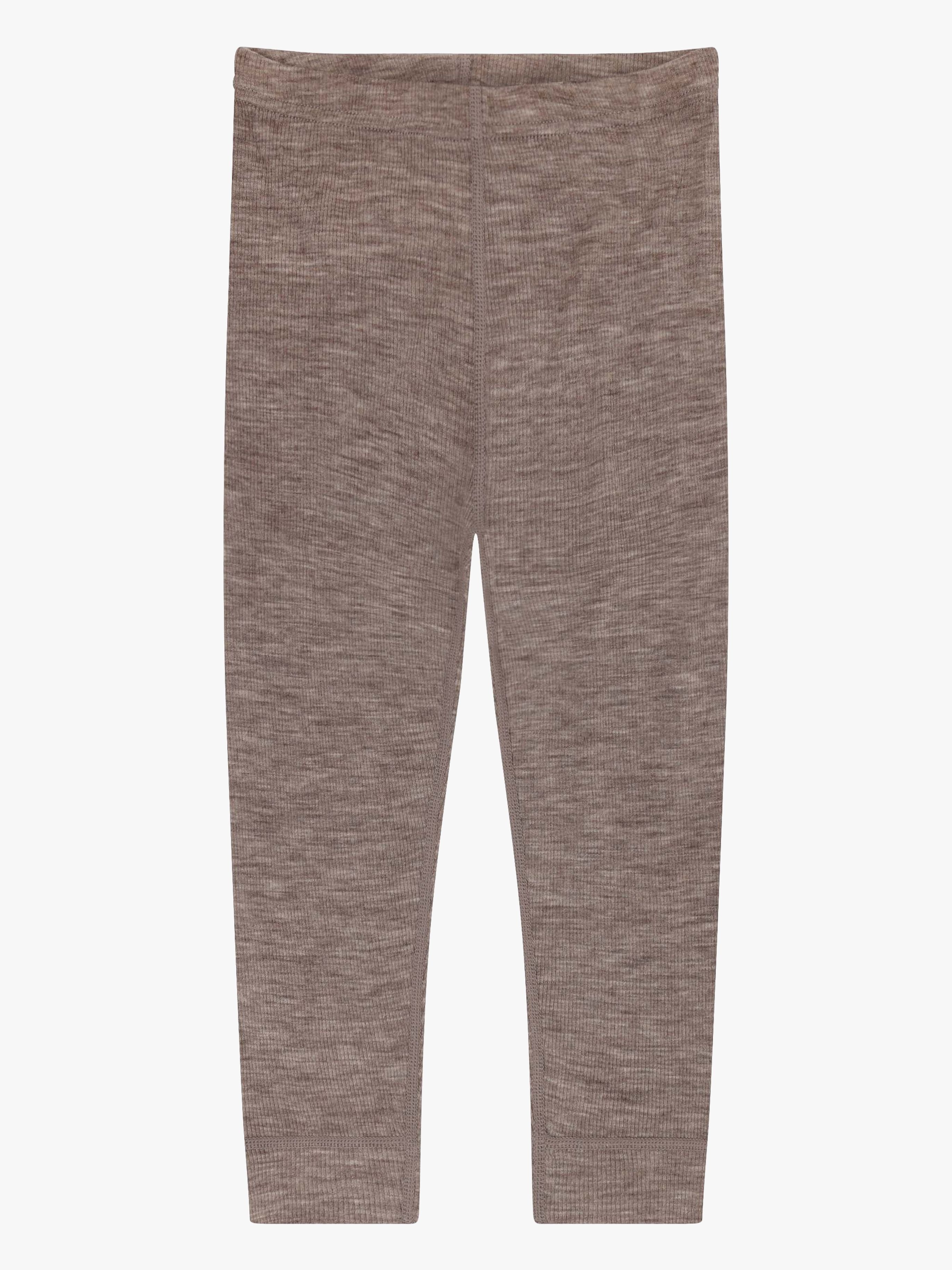 CeLaVi Leggings Merinould, Walnut Melange, 120