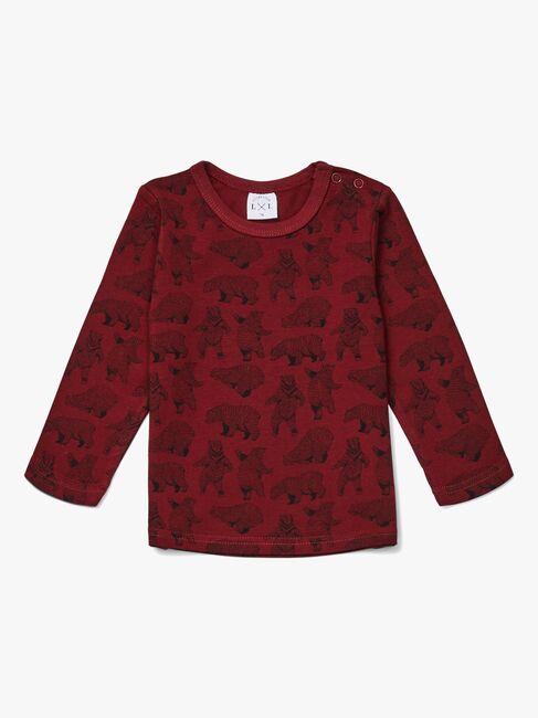 Luca & Lola Montay Langærmet T-Shirt 2-pak, Red 