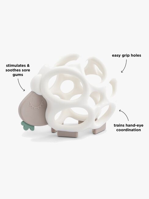 Done By Deer Grip & Teether Bidelegetøj, Sheepy Sand
